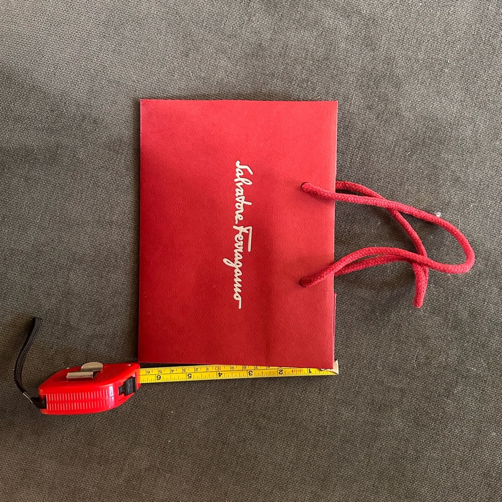 Salvatore Ferragamo Red Gift Bag